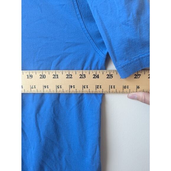 Peter Millar Light Blue Summer Golf Polo Shirt Mens Large - Picture 4 of 5